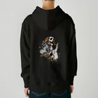 -BRIGHTS-のスケボー犬のおでかけ！skateboarding dog Heavyweight Hoodie