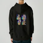 💖宇宙整体♪🌈♪こころからだチャンネル♪💖のConsciousness connects mind and body to space Heavyweight Hoodie