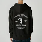 【SALE】Tシャツ★1,000円引きセール開催中！！！kg_shopの[★バック] GOUT ATTACK (文字ホワイト) Heavyweight Hoodie