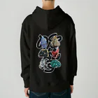 Parallel Imaginary Gift ShopのSUPER GEMS POWER（BLACK） Heavyweight Hoodie