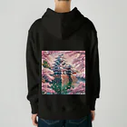 ANTARESの桜にお城 Heavyweight Hoodie