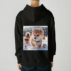 ANTARESのモフモフ歩きにくい（柴犬） Heavyweight Hoodie