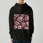 (っ◔◡◔)っ ♥ Le Petit Trésor ♥の花の詩カップ(The Flower Poetry Cup) Heavyweight Hoodie