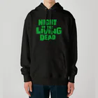 stereovisionのNight of the Living Dead_ロゴ Heavyweight Hoodie