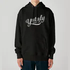 Wave Sun DesignのYutaly One’s Cafe グッズ（ホワイトロゴ） Heavyweight Hoodie