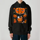 LittleLoroのTHE GREAT PUMPKIN カボチャ大王のお出まし アデリーペンギン オカメインコ Heavyweight Hoodie