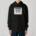 QUQU_WORKSのノーミュージックノーライフ アンプデザイン ホワイト Heavyweight Hoodie