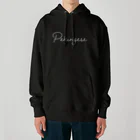 ペキニーズくらぶ（SUZURI支店）の「Pekingese」ロゴ Heavyweight Hoodie