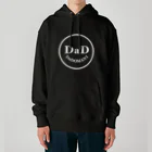 cafe-dadomaniのワンポイントDaDちゃん 顔ロゴ 黒T専用 Heavyweight Hoodie