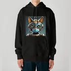 suyaのMask Robot Cat -マスクロボット猫- Heavyweight Hoodie