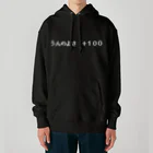 NEW.Retoroの『うんのよさ ＋100』白ロゴ Heavyweight Hoodie