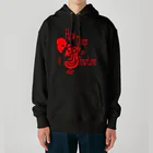 『NG （Niche・Gate）』ニッチゲート-- IN SUZURIのHow Deep Is Your Love（赤） Heavyweight Hoodie