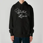 Saori_k_cutpaper_artのBallet Lovers white Heavyweight Hoodie