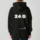 24 Good Mafia のdr.bland PINK Heavyweight Hoodie