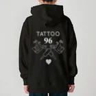 96tattooの96tattoo ヘビーウェイトパーカー