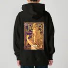 artgalleryのAlphonse Mucha - JOB Heavyweight Hoodie