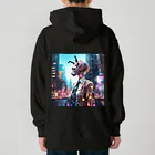 𝔔𝔘𝔒ℜℑ𝔄のCyberpunk giraffe Heavyweight Hoodie