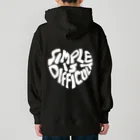 s.i.d.のs.i.d.ハートロゴ Heavyweight Hoodie