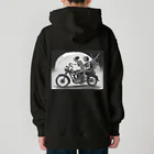 Skull sectionのバイクとガイコツ（黒メイン） Heavyweight Hoodie