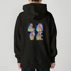 💖宇宙整体♪🌈♪こころからだチャンネル♪💖のConsciousness connects mind and body to space Heavyweight Hoodie