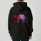 Japanesque_ImaginationのCyborg Ninja : Iris Nova Heavyweight Hoodie