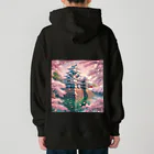 ANTARESの桜にお城 Heavyweight Hoodie