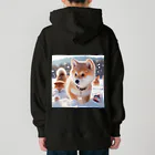 ANTARESのモフモフ歩きにくい（柴犬） Heavyweight Hoodie