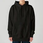 もけけ工房 SUZURI店のカブと獅子(モノクロ) Heavyweight Hoodie