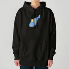 satoayaのアニマルカフェのシ―フードアニマル　クリームソーダジンベイ Heavyweight Hoodie