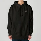 ねこ先生のネコワンポイントパーカー Heavyweight Hoodie