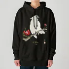 MUGEN ARTの小原古邨　鸚鵡と柘榴（柘榴に鸚鵡）Ohara Koson / Cockatoo and pomegranate  Heavyweight Hoodie
