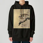 MUGEN ARTの小原古邨　鷹　Ohara Koson / Falcon Heavyweight Hoodie