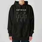 ハナのお店のキャットウォーク（白） Heavyweight Hoodie