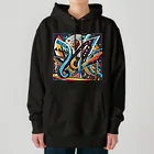 のんびりアート工房のストリートアート Heavyweight Hoodie