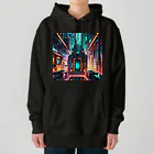 のんびりアート工房のサイバーパンク Heavyweight Hoodie