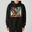 のんびりアート工房のガラクタアート Heavyweight Hoodie