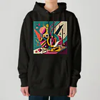 のんびりアート工房のガラクタアート Heavyweight Hoodie