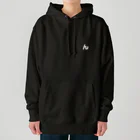 npanpaのんぱんぱ「ん」　ヘビーウェイトパーカー (ロゴ白) Heavyweight Hoodie