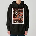 take-Chiyoの地獄のギターヒロイン Heavyweight Hoodie