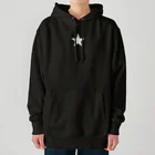 DRIPPEDのBLACK STAR REVIVAL-GTO STAR リバイバル-(白星・ワンスター)白バージョンTシャツ Heavyweight Hoodie