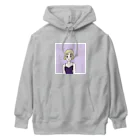 Hinanochin.shopのMs. Blonde Short Hair Heavyweight Hoodie