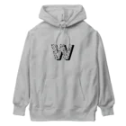 W.N.W.のW leaf pattern Heavyweight Hoodie