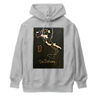 cafe-dadomaniのイタリア地図　レザーカラー風 Heavyweight Hoodie