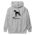 bow and arrow のワイマラナー Heavyweight Hoodie