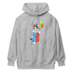 Ａｔｅｌｉｅｒ　Ｈｅｕｒｅｕｘのサーカスにゃんこ　風船ピエロ Heavyweight Hoodie