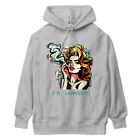 islandmoon13の煙草を吸う美女 Heavyweight Hoodie