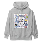 Moichi Designs Shop-2023の赤ちゃんネコタン Heavyweight Hoodie