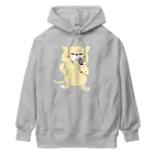 ロジローの歌うネコ(帽子無) Heavyweight Hoodie