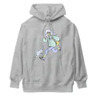 れーれーの女の子と猫走る Heavyweight Hoodie