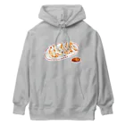 トコロコムギのニンニクたっぷり餃子にゃんこ Heavyweight Hoodie